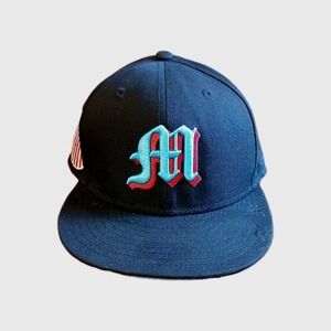 Miami Giants Negro League Baseball Hat Rings & Crowns Fitted Cap 7 1/4 #1592